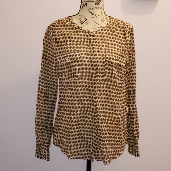 𝅺ann Taylor Loft Blouse size small - Picture 1 of 7